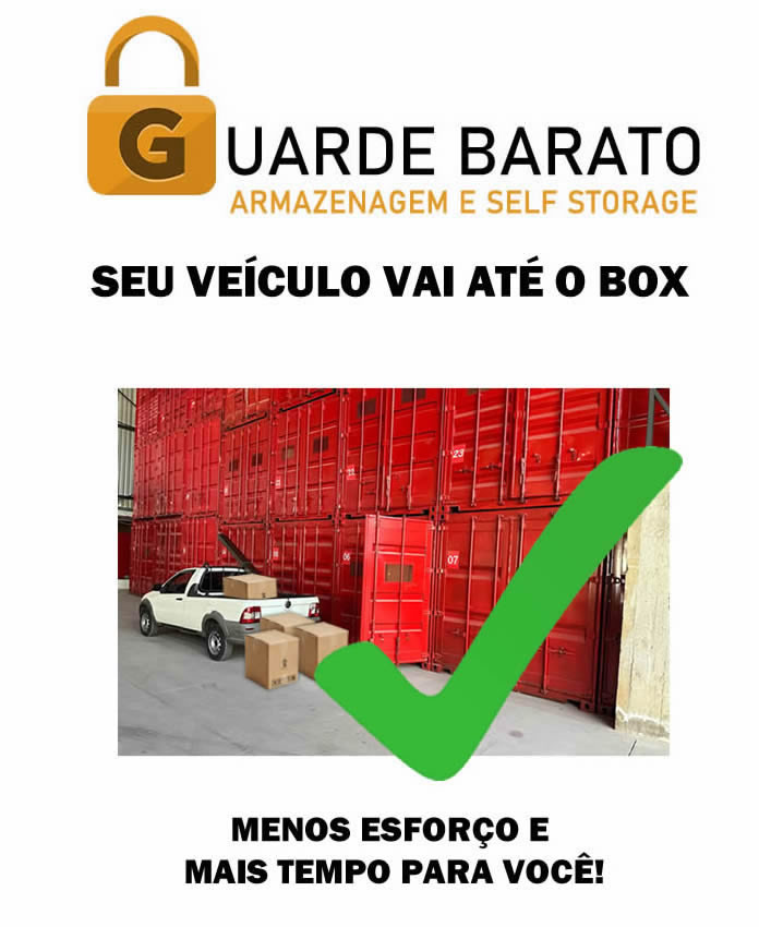 Seu veículo vai até o box